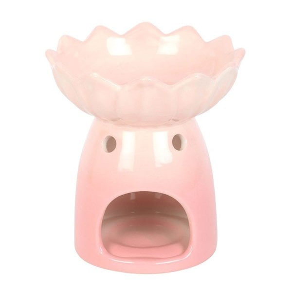 Serano Pink Water Lily Oil Burner and Wax Warmer