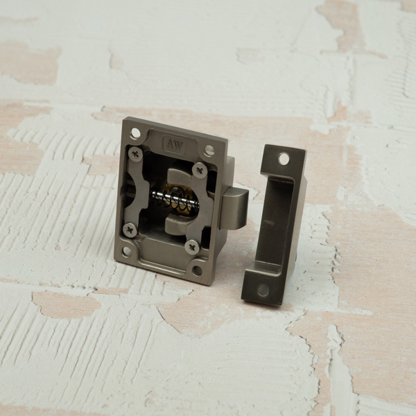 Handle & Home Satin Nickel Cabinet Latch