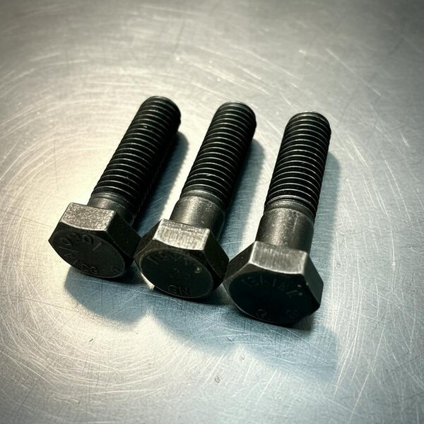 Fixaball UNC 3/8" Hex Bolt Set Screw High Tensile 8.8 Self Colour Black Under 7.1/2"