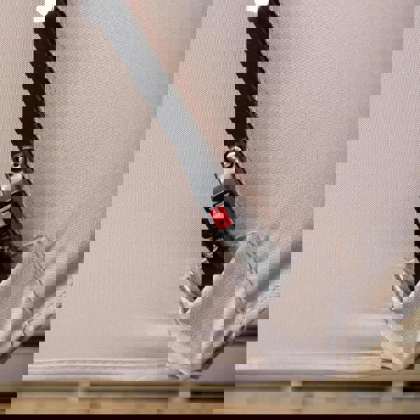 Samuel Alexander Outdoor 4 Person Round Glass Top Garden Dining Table Chairs With Beige Banana Lit Parasol and Base Set