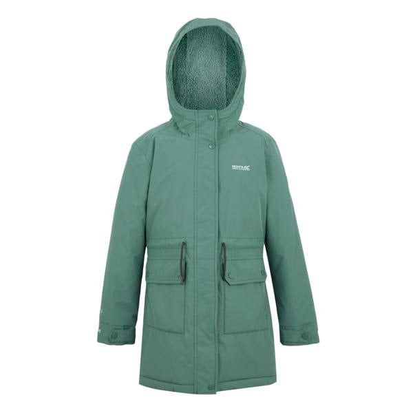 Regatta Childrens/Kids Valenta Waterproof Jacket - Green Haze