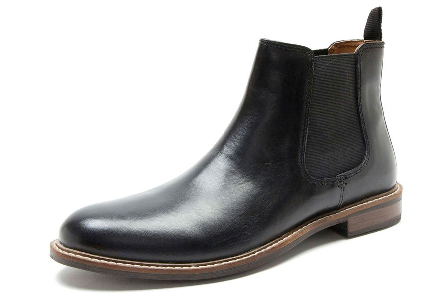 Thomas Crick Red Tape Crick Bateman Pull on Chelsea Mens Leather Boots
