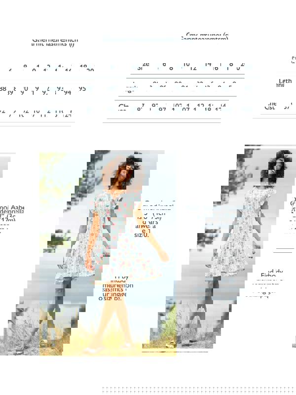 Kite Womens Organic Bookham Slub Jersey Dress Flower Press