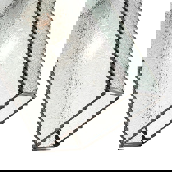 Vintage Traditional Bronze Pendant Shade with Clear Moroccan Glass Image 3