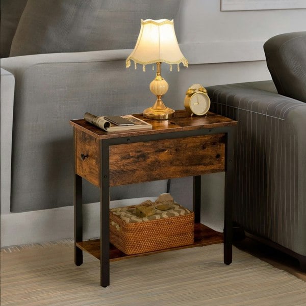 Rafaelo Mobilia Flip Top End Table