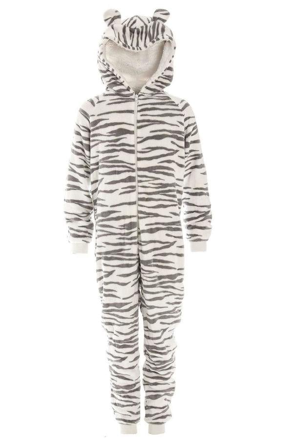 Camille Child Animal Print Soft Fleece Onesies