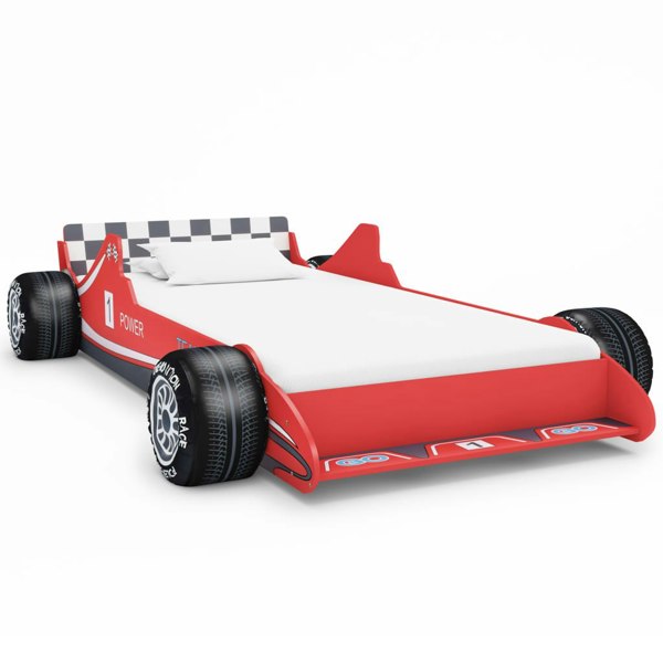 Berkfield Children's Race Car Bed 90x200 cm Red