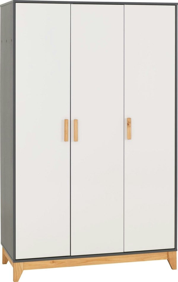 Seconique Cleveland 3 Door Triple Wardrobe