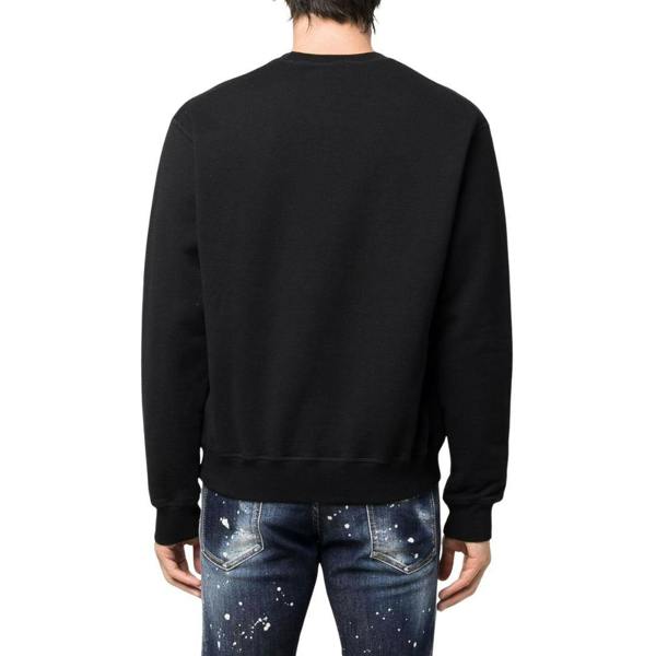 DSquared2 Unisex Adult Cool Icon Logo Sweatshirt - Black - 