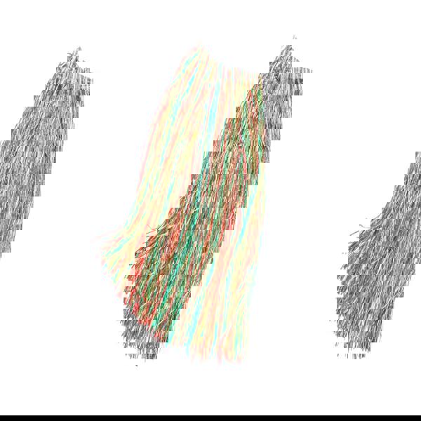 Bristol Novelty Unisex Adults Budget Long Grass Skirt - Multicoloured - 