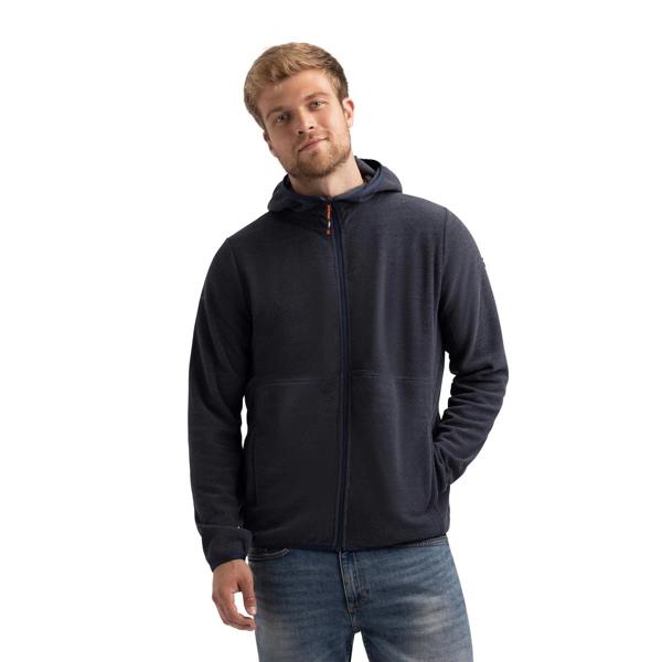 Trespass Mens Brian AT200 Full Zip Fleece Jacket - Charcoal - 
