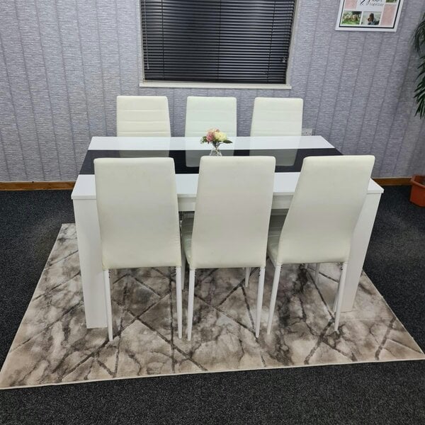 Kosy Koala Dining Table Set with 6 Chairs Dining Room and Kitchen table set of 6