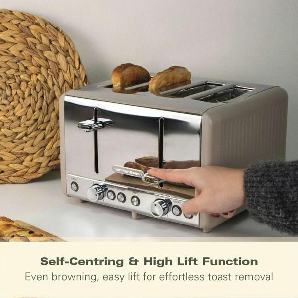 Hamilton Beach Harmony 4 Slice Toaster - Cappuccino