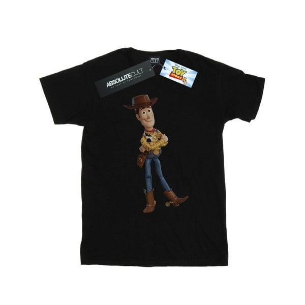 Disney Mens Toy Story 4 Sherrif Woody T-Shirt - Black