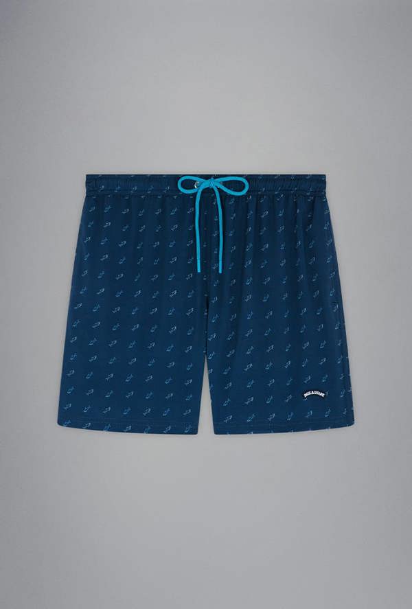 Paul & Shark Men's Swim Shorts with Shark Print
