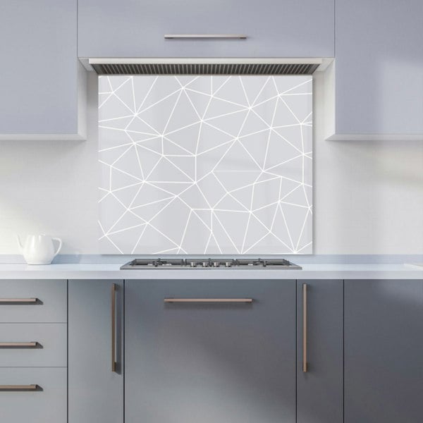 Warren Reed - Designer Geometric Triangle Pattern Kitchen Splashback