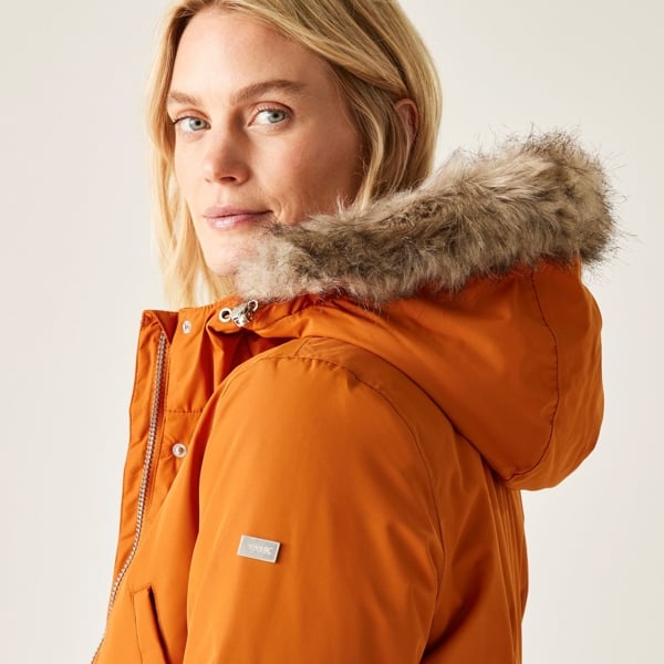 Regatta Women's Voltera Heated Waterproof Jacket - Burnt Copper