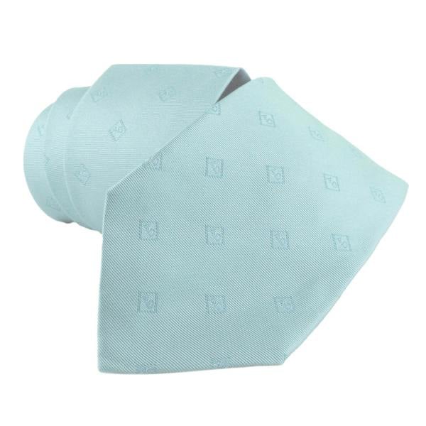 Dunhill silk tie in a repeat monogram pattern