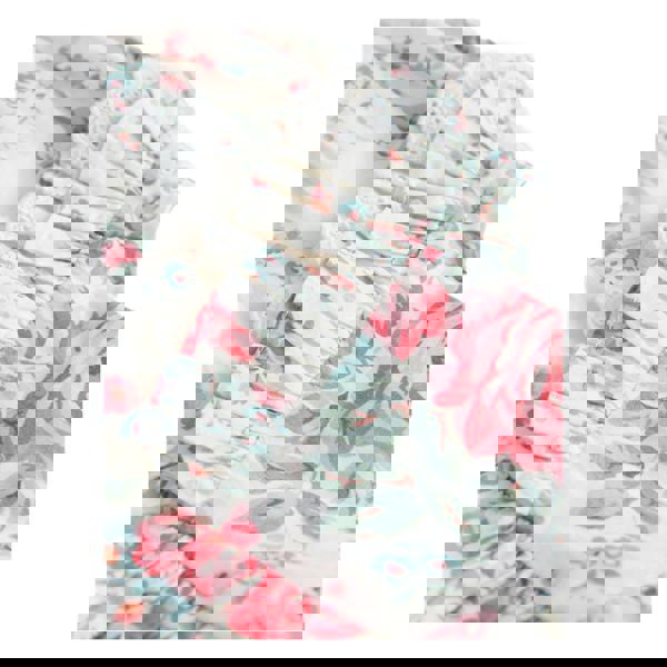 Cath Kidston Girls Roses Frill Short-Sleeved Dress - Pink - 