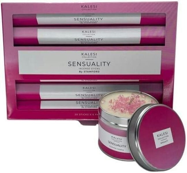 Kalesi Collection Incense Sensuality Incense and Candle Gift Set
