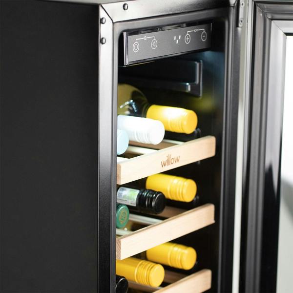 Willow 60L Under Counter Wine Cooler W30WCB - Black