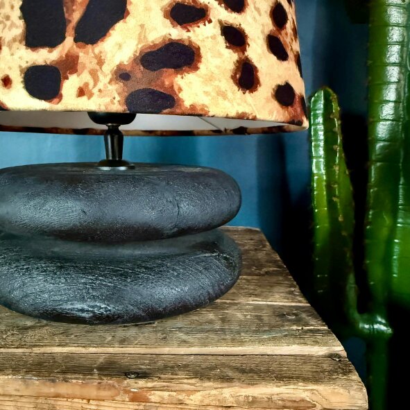 Love Frankie Balance Table Lamp In Ebony