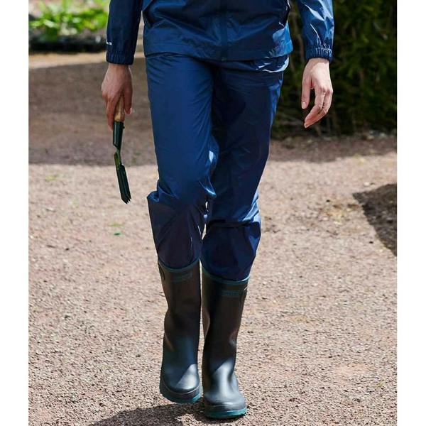 Regatta Womens/Ladies Pro Waterproof Packaway Over Trousers - Navy - 