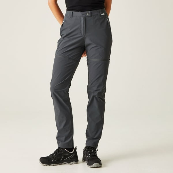 Regatta Women's Mountain Zip-Off Trousers - Seal Grey