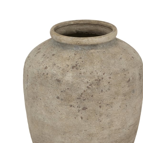 Hill Interiors Deruta Mottled Vase - Grey