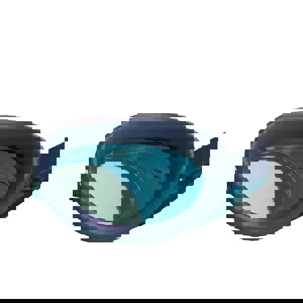 Sleek blue limited edition Vanquisher mirrored swim goggles