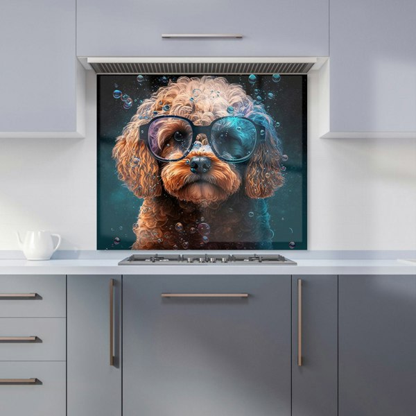 Warren Reed - Designer Cavapoo Dog Face Splashart Kitchen Splashback