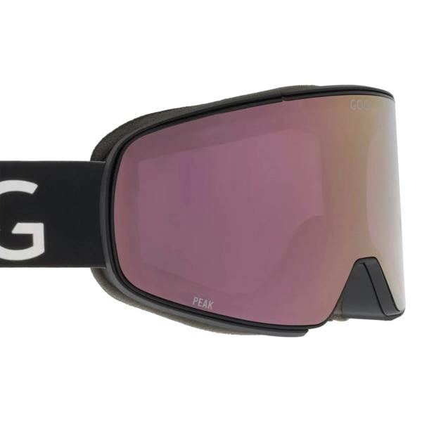 GOG Eyewear Unisex Peak UV400 Ski Snowboard Goggles with HDX Contrast Anti-Fog Mirror Lens