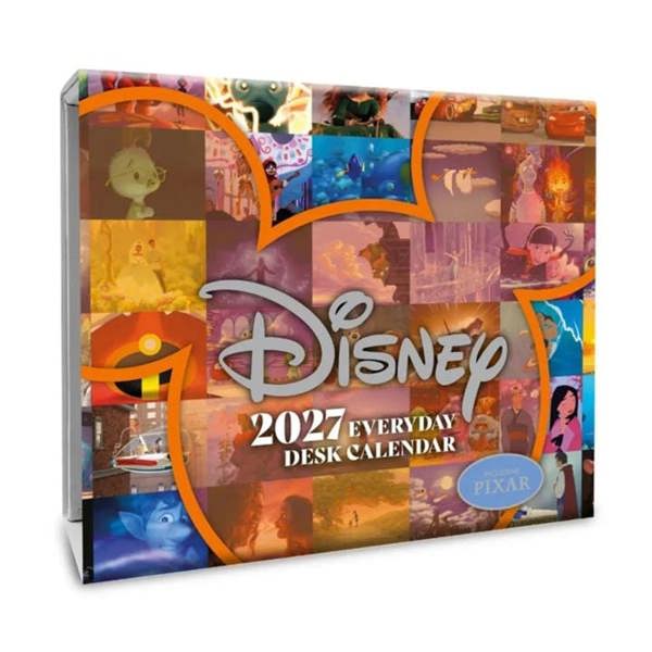 Disney Animation Desk Calendar 2027, Desk Calendars, Day To View, Entertainment, Gift