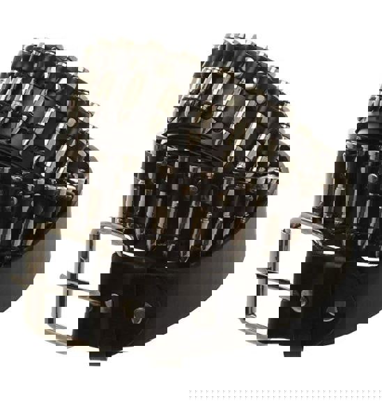 SVNX Black Bullet Belt with Metal Bullets