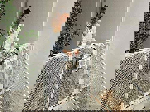 KAV 2 X Clothes airer drying rack 5 Bar radiator airers for indoor clothes drying | radiator drying rack indoor | radiator clothes drying rack