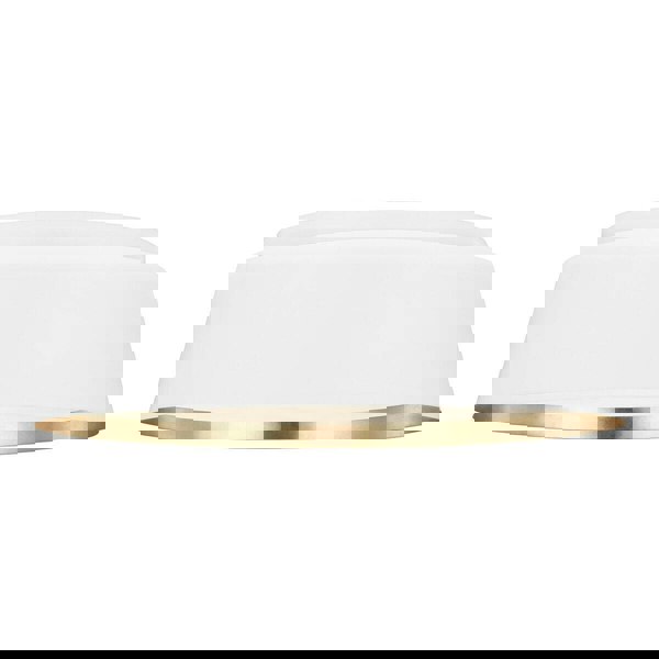 3 Bulb Flush Light Light Low Ceiling Matte White LED E14 60W Bulb Loops