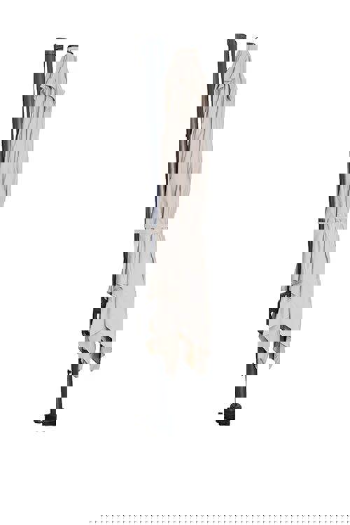 Garden Impressions Hawaii 300cm x 300cm Square Cantilever Parasol with 90kg Moveable Granite Base