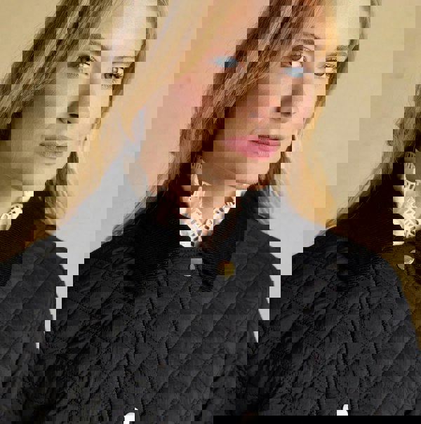 Joules BEATRIX Womens Heritage Quilted Coat Black