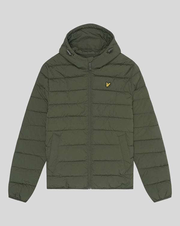 Lyle & Scott Lightweight Puffer Jacket - Olive