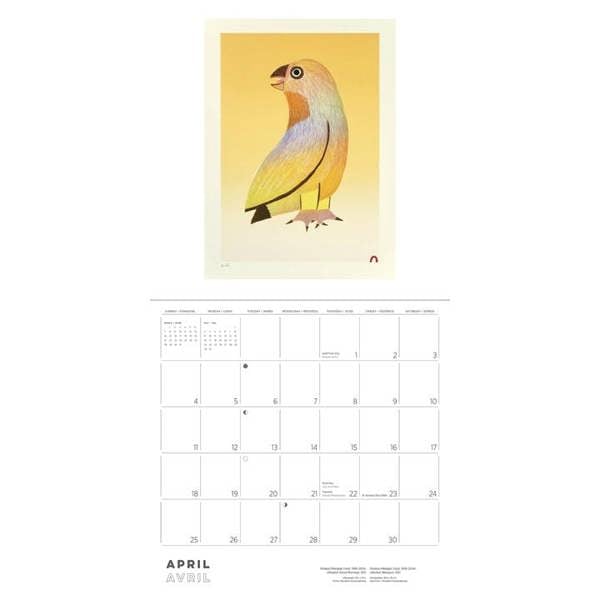 Inuit Art, Kinngait Calendar 2027, Wall Calendars, Month To View, Art, Gift