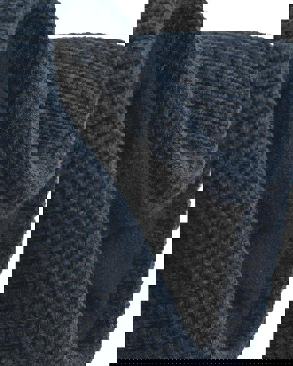 Lambretta Knitted Fleece Turn Up Bobble Skater Style Beanie Hat