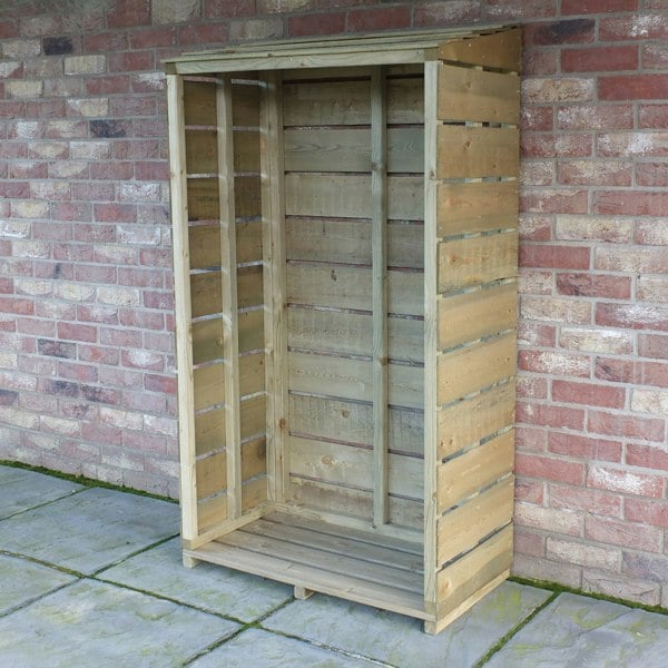 Shire Tall Wall Log Store Sawn Pressure Treated 880Wx440D - Best Shed