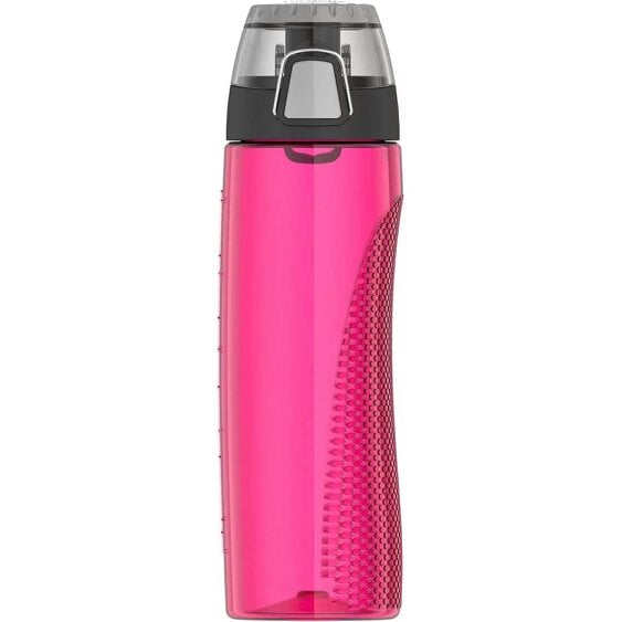 Thermos Tritan Hydration Water Bottle with Intake Meter Pink 710ml
