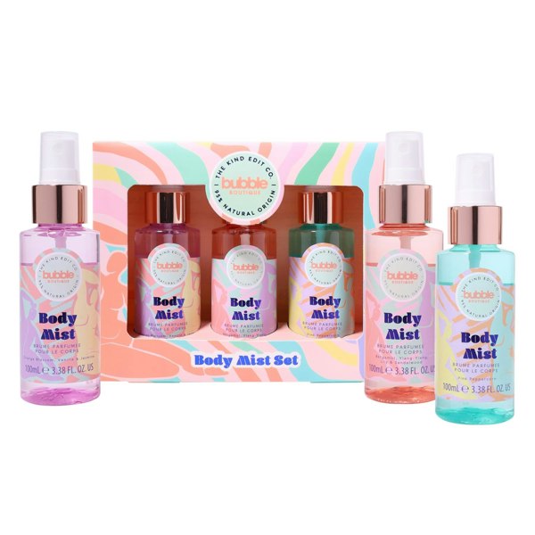 The Kind Edit Co. Bubble Boutique Body Mist Gift Set 3 x 100ml