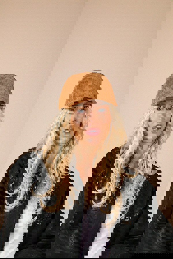 SVNX Corduroy Cap In Turmeric