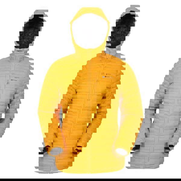 Mountain Warehouse Mens Henry II Extreme Down Filled Padded Jacket - Mustard