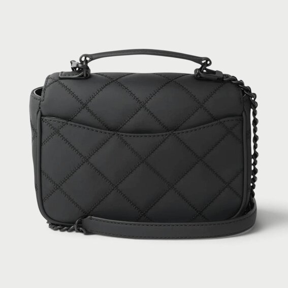 Tory Burch Willa Matte Mini Top Handle Bag Black
