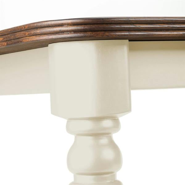 Statement Furniture Queensbury Large Dining Table with Oak Top