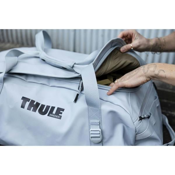 Thule Chasm 70L Duffel Bag Pond Grey Travel Luggage Backpack Recycled