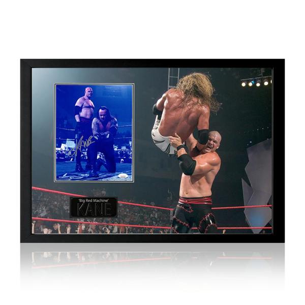 Kane Signed Image Iconic Frame (JSA)